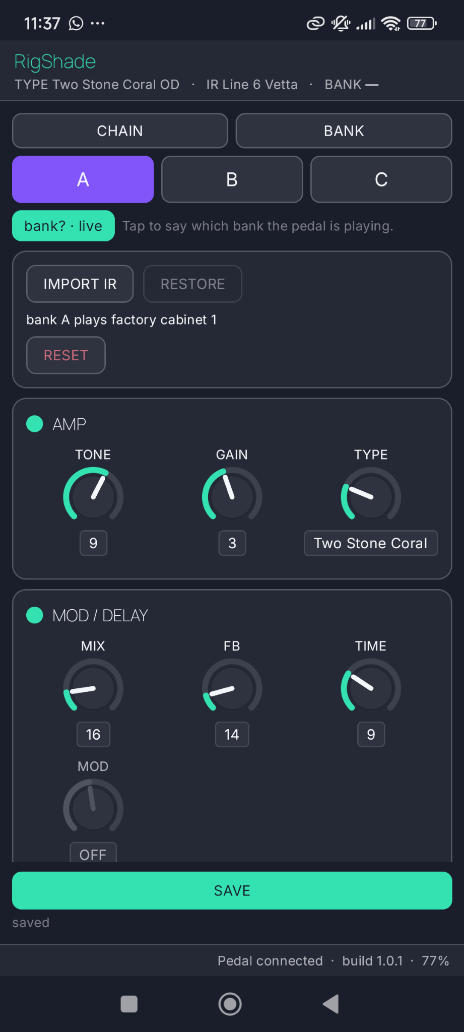 RigShade Editor in portrait